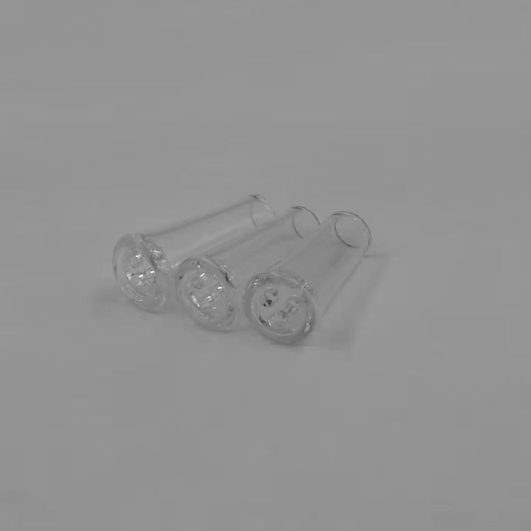 Customized Size Pre Rolled Glass Filter Cone Tips Conical Glass Tube