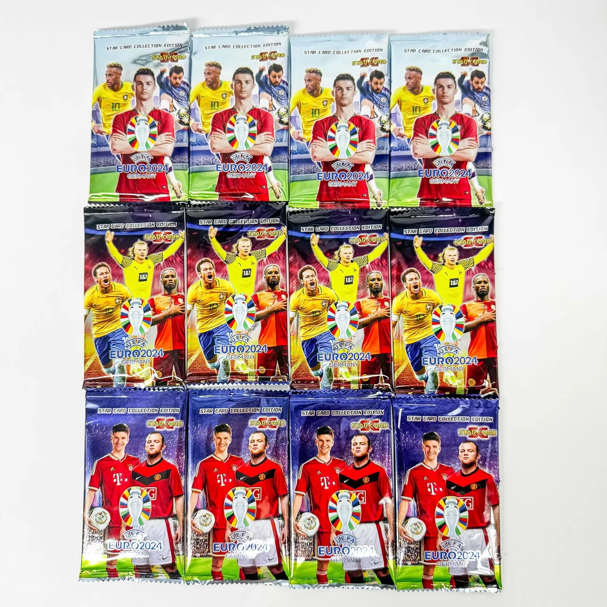 Custom Print Holographic Foil Trading Card Playing Card Games Customize Football Basketball Star Cards Booster Packs
