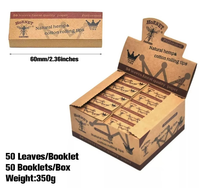 Natural Organic Rolling Tips Rolling Filters 50 Pieces/Booklet Rolling Supplies Wholesale Smoking Accessories