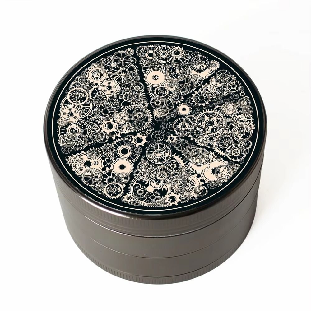 Wholesale Custom Logo 4 Layers Metal Herb Grinder Tobacco Cool Design Big Grinder
