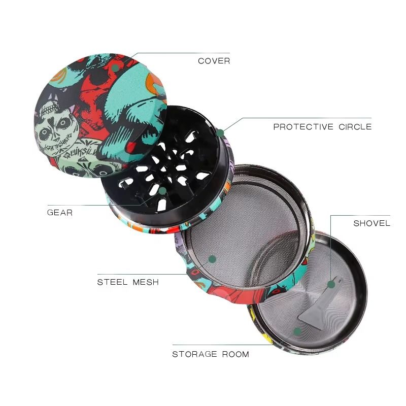 Excellent Quality Herb Grinder Machine Angle Tobacco Grinder with Custom logo