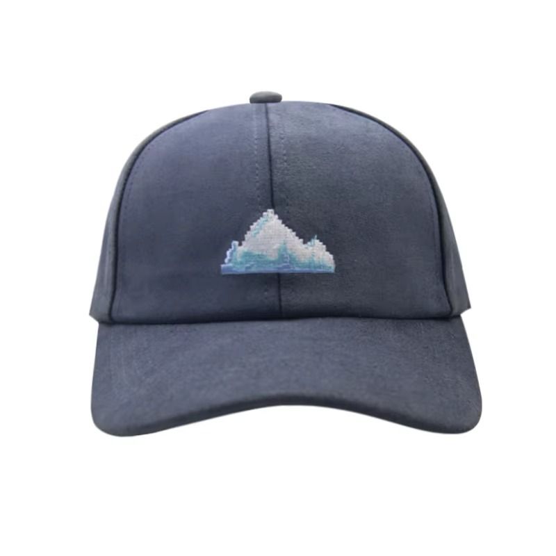 Caps Wholesale Custom Pixel Style Embroidered Logo 6 Panel Plain Vintage Baseball Hat Sports Cap for Men