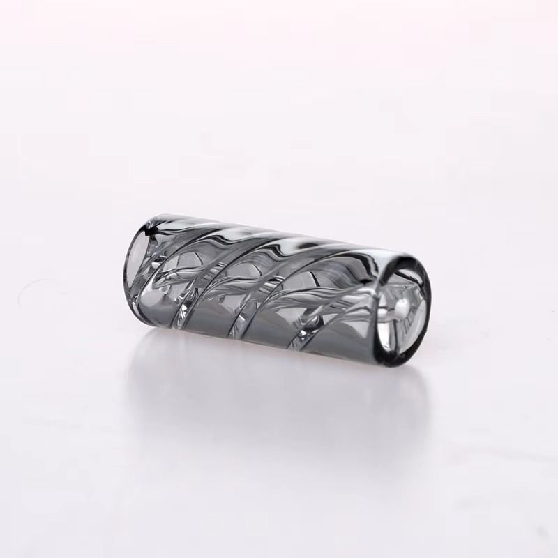 Wholesale Multi Color Spiral Inner Triangular Spiral Glass Mouth Tips