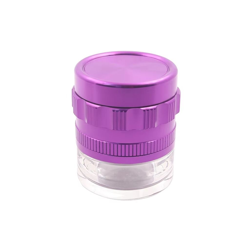 Wholesale Grinders OEM/ODM Custom logo Metal Herb 4 Layers 2.5" 63mm Tobacco Herb Grinder