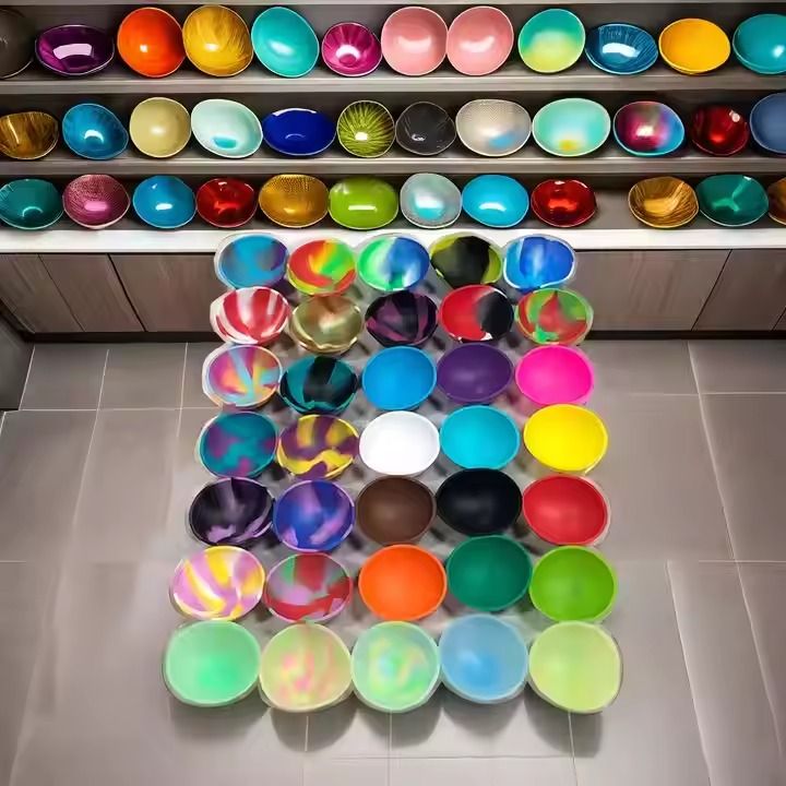 Bowl 67mm Gourds Multiple Color Container Jar Tobacco Herb Smoking Kitchen Smoke Storage Box Accessories