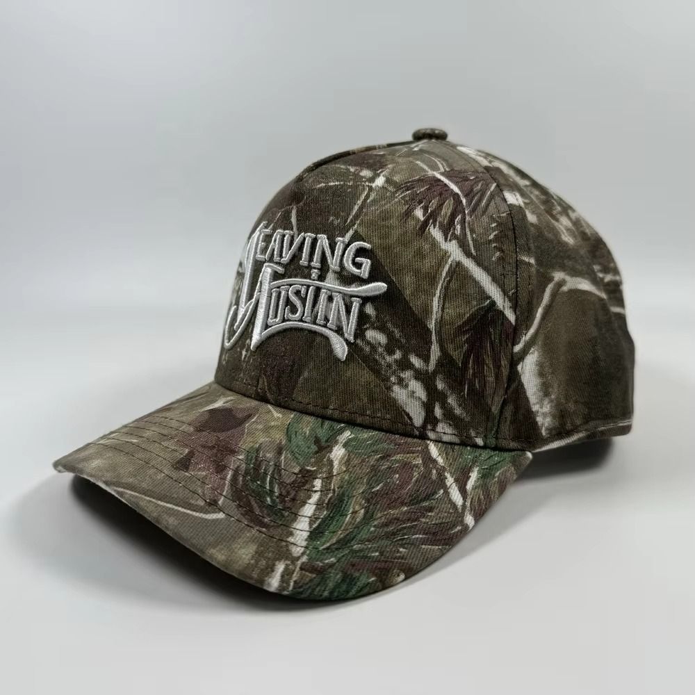 Popular Unisex Cotton Colorful a Frame Camo Snapback Hat