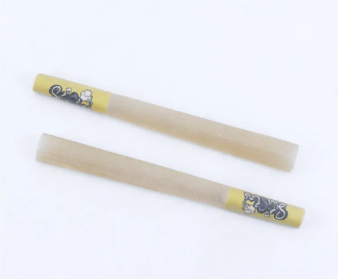 Pre-Rolled Brand Artisan Pipe Natural Brown Smoking Accessories Pre-Rolled Cone with Spiral Tip Filter