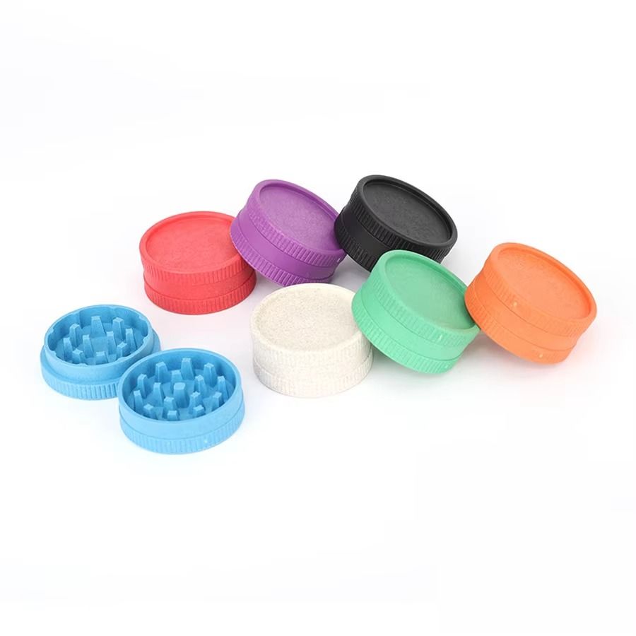Plastic Grinders Customize Logo Smoking Accessories Tobacco Grinder
