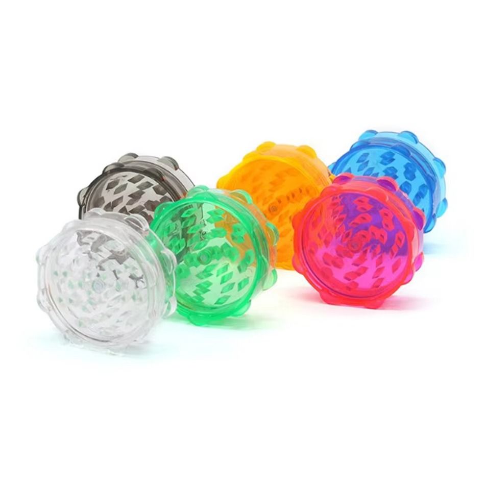 Custom logo New Portable Smoking Tobacco Accessories Custom LOGO Plastic Herb Grinder Spice Herb Grinder
