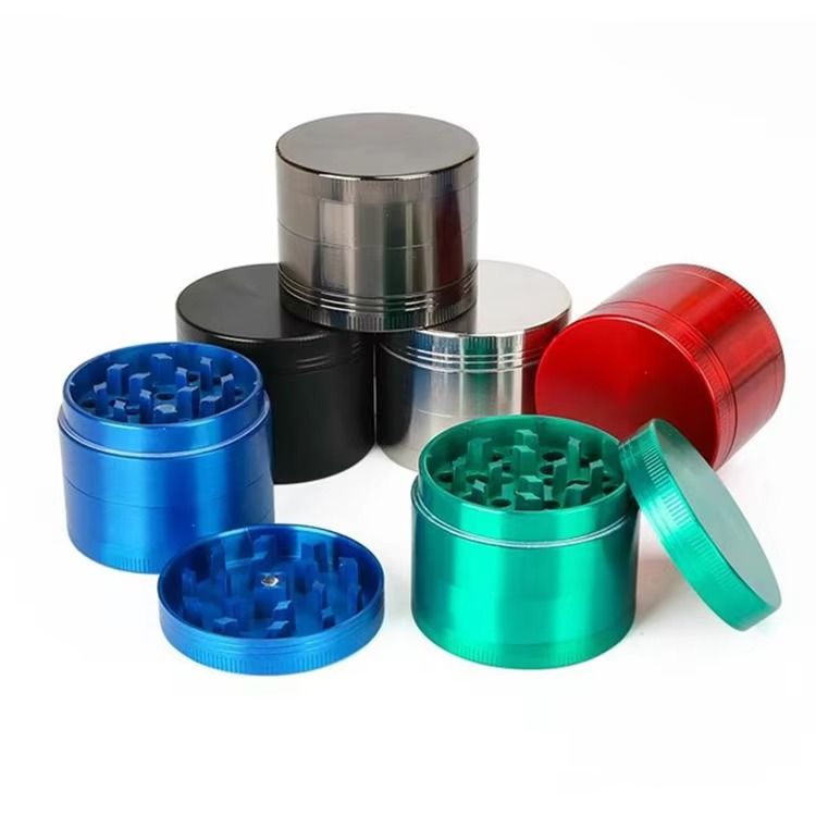 Spice Grinder Custom Aluminum Zinc Alloy Material Herb Grinder with Magnetic Closure