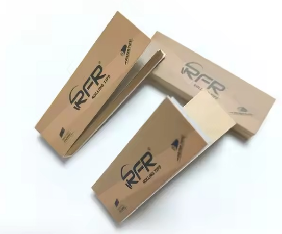 Custom Logo Perforated Filter Tips for Smoking Rolling Paper Brown Paper Smoking Paper Roll