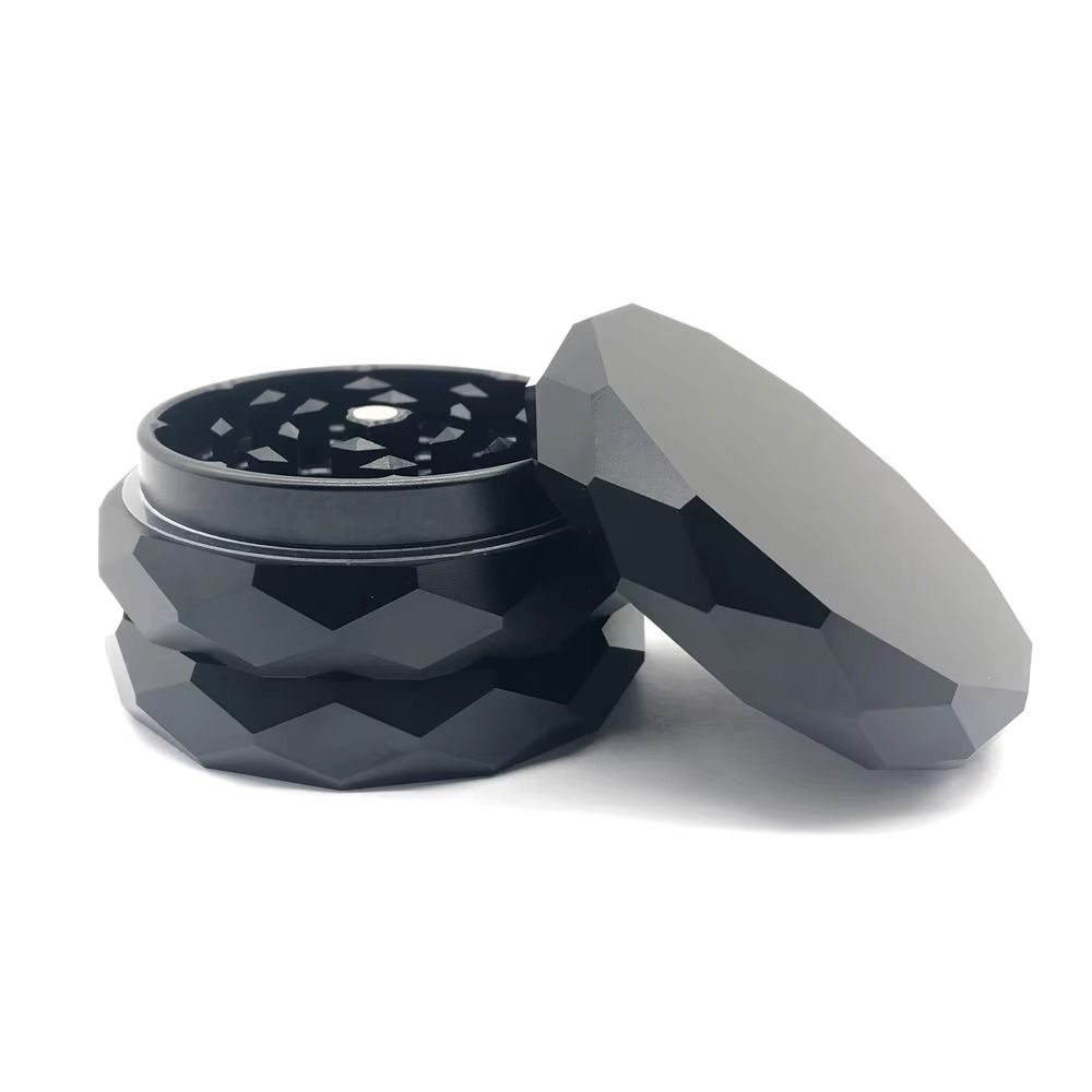 Custom Tin Wholesale Square Rainbow Gradient Aluminium Edelstahl Card Grinder