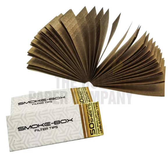 CUSTOM FILTER TIPS PAPER BROWN for SMOKING