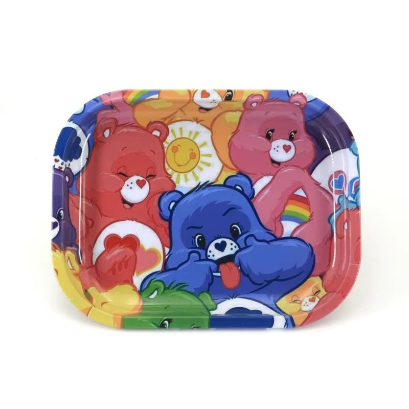 Newest Hot Sale Custom Tin Rolling Tray Tobacco Metal Rolling Tray with Magnetic Lid