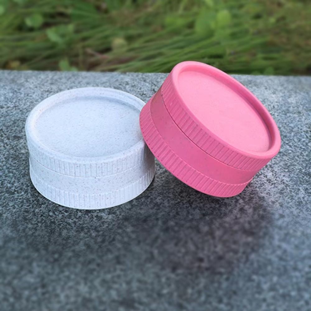 Biodegradable Plastic Herb Grinder Hemp Grinder 63mm 2 Parts Herb Crusher