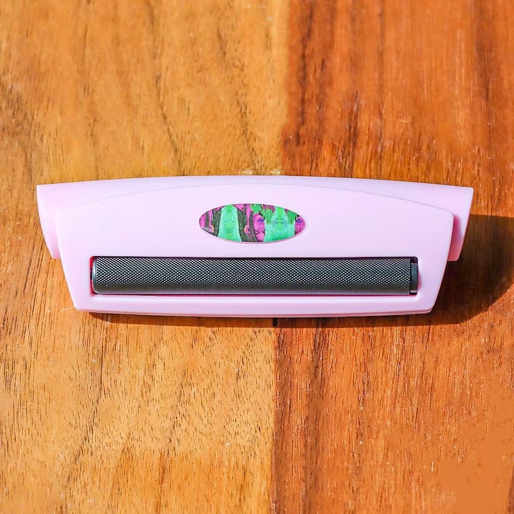 Cute Pink Plastic Cigarette Rolling Machine for 78mm Papers Pink Roller for Girls Custom Logo