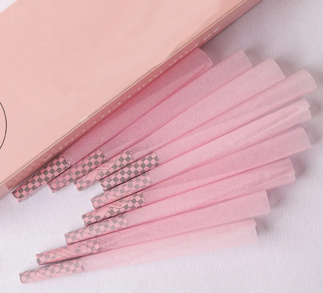 Manual 98mm 110mm Raw Pre-Rolled Cones Smoking Pre Rolled Cones Preroll Paper Cone