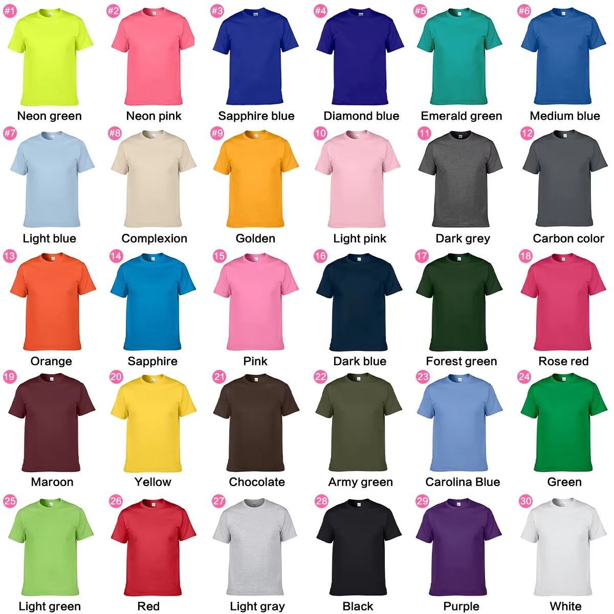  Cotton Feel US Size Blank Polyester T-Shirts for Sublimation T Shirts