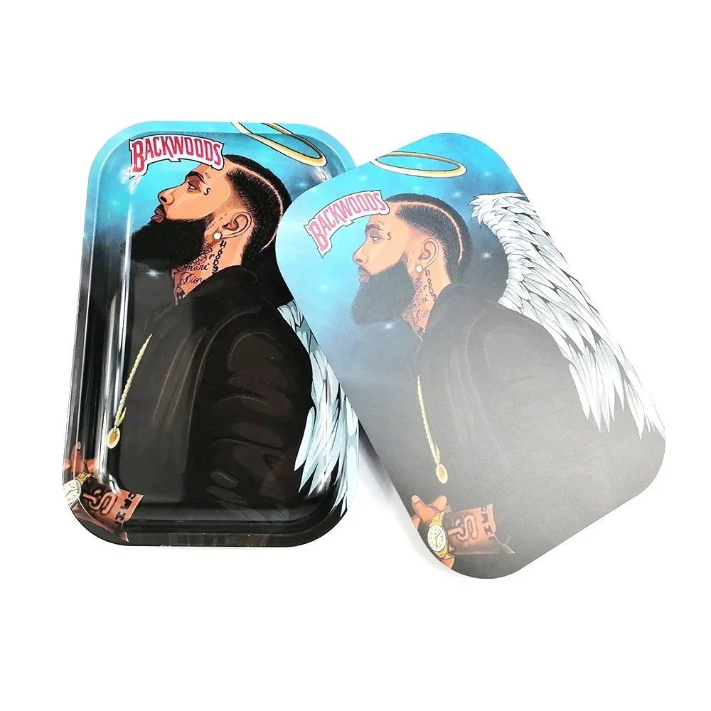 Small MOQ Custom Herb Rollings Trays Herb Smoke Plain Cigarette Tray